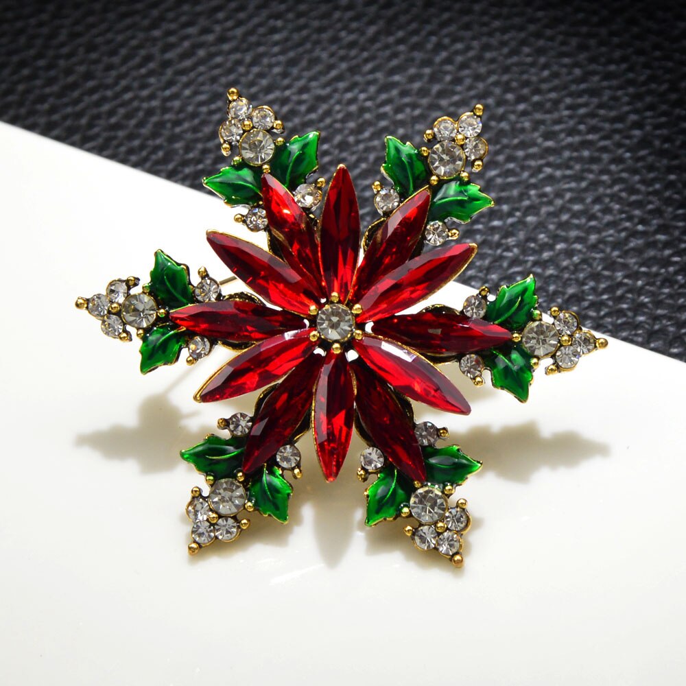 Snowflake cheap brooch pin